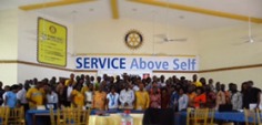 Participants of the event at the Tema Rotary Centre.